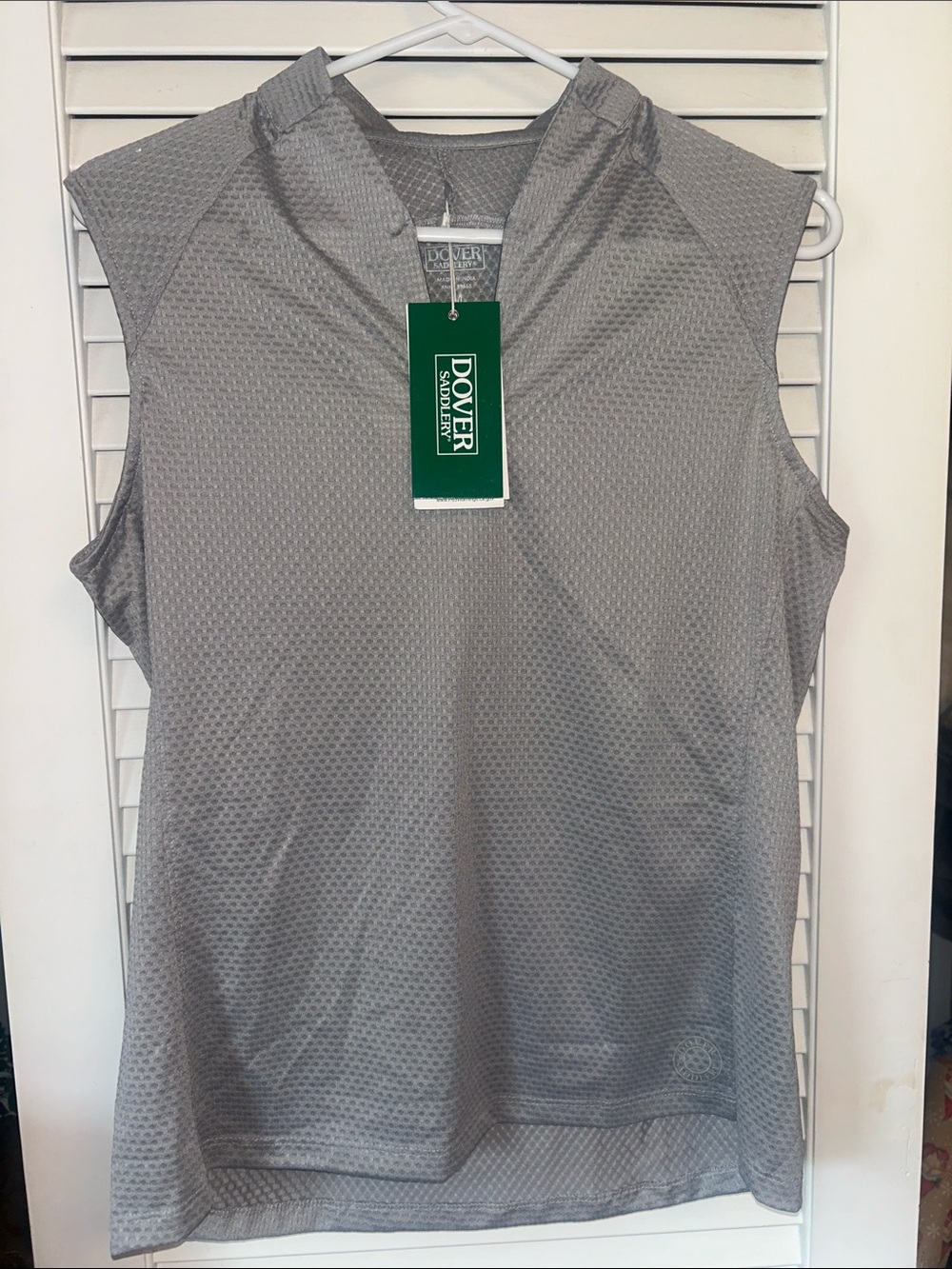Dover Ladies' Gray Sleeveless Performance Tank